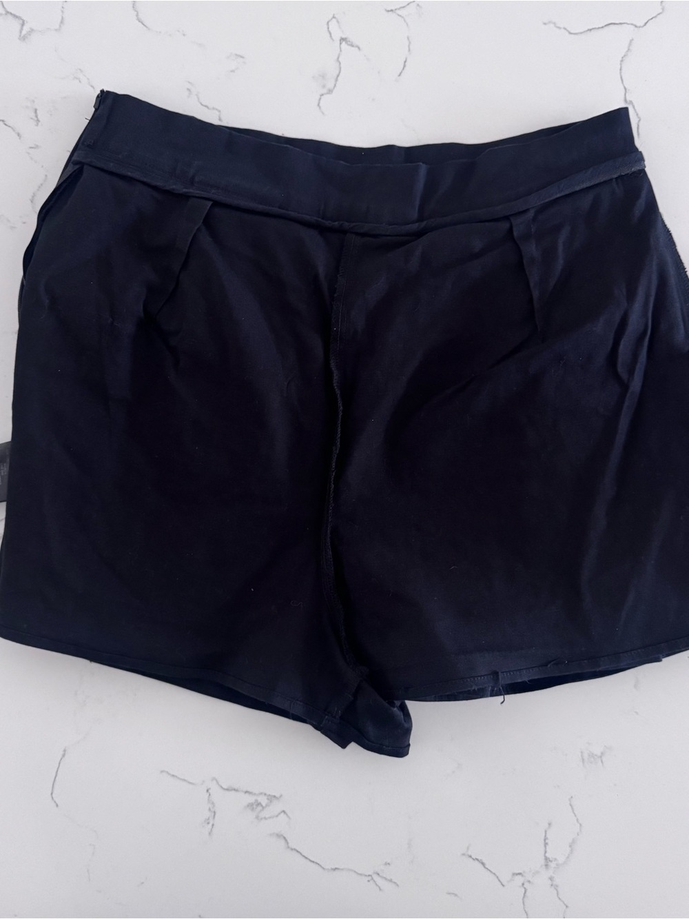 Maeve Pleated Skort Womens US 4 Black Anthropologie Cotton Elastane Side Zip - Picture 10 of 11